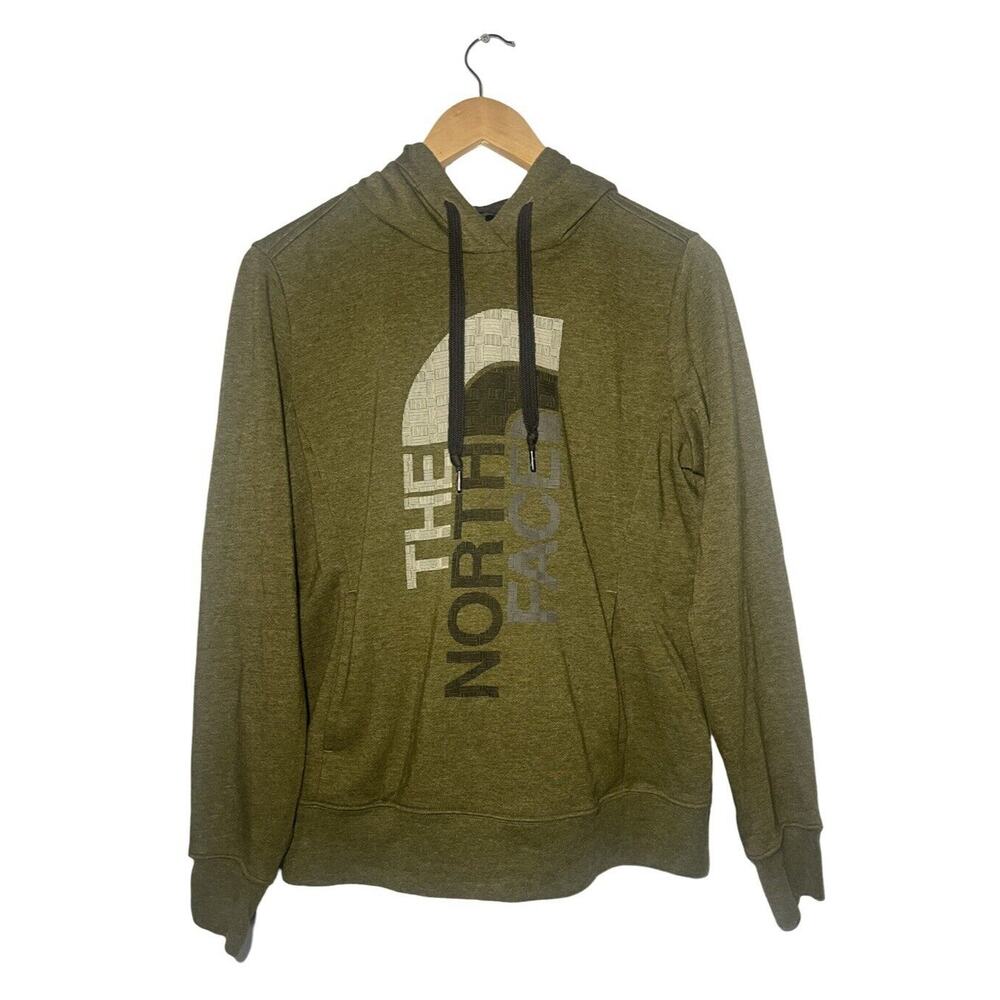 The North Face Women’s Trivert Patch Pullover Hoodie Olive Green Size‎ M Pockets
